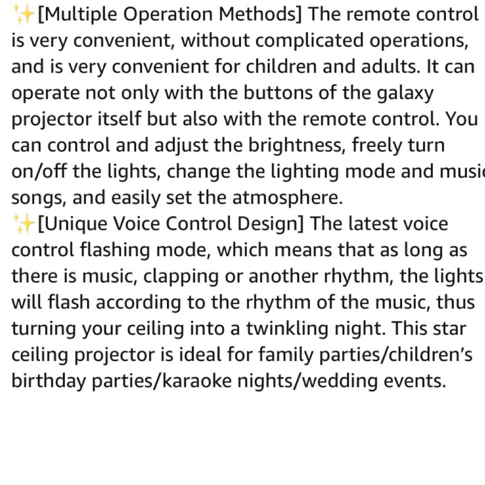 Galaxy Night Light Projector, with Remote Control&Music Speaker & More